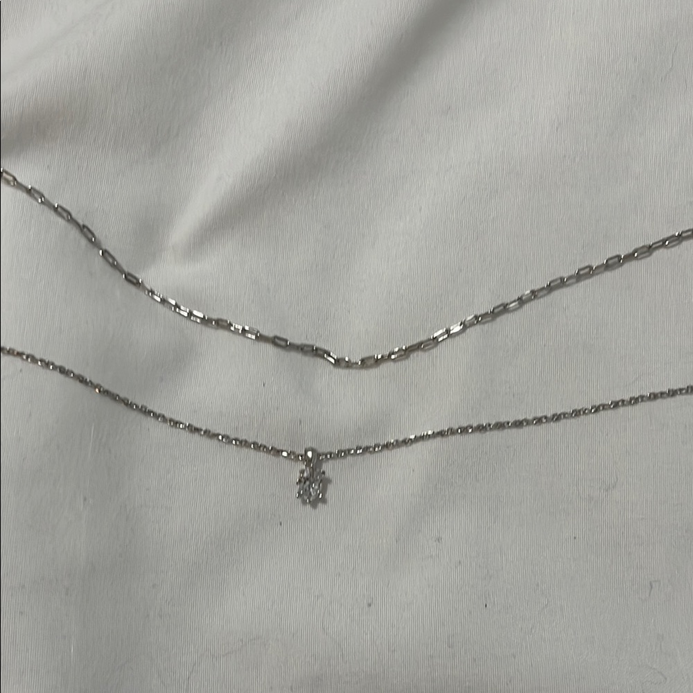 Elegant Silver Necklace Set